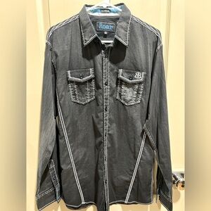 Signature Roar Button Up Shirt SZ L